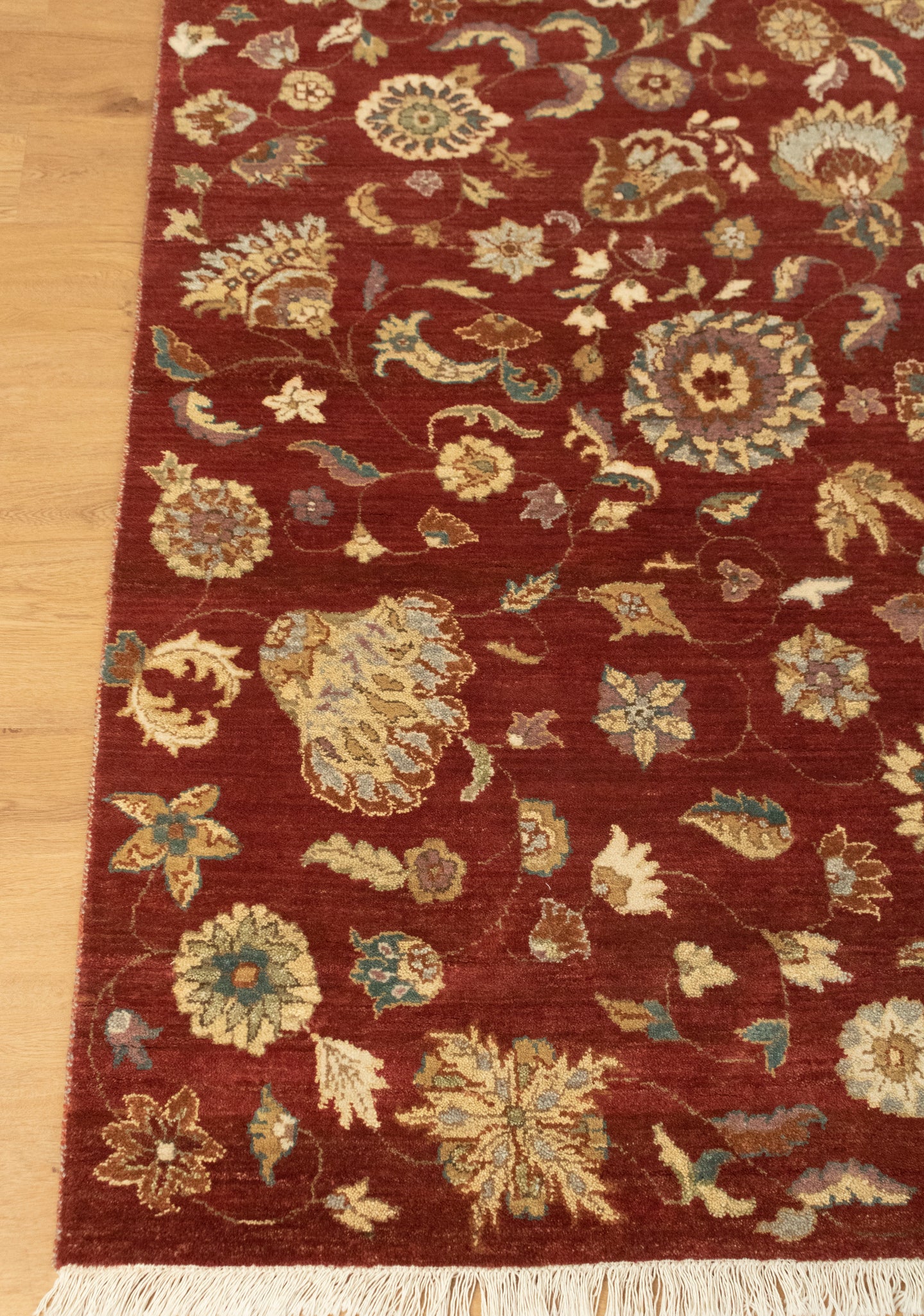 8x10 Sanguine Rust Classic vintage Oriental Woolen Rug | Shritija Rugs | Traditional Carpets Online
